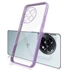 Ultra-thin Transparent TPU Soft Case Cover H04 for OnePlus Ace 2 5G Purple