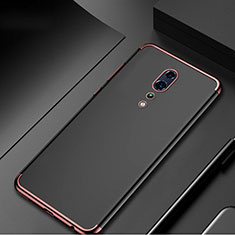 Ultra-thin Transparent TPU Soft Case Cover H04 for Oppo Reno Z Rose Gold