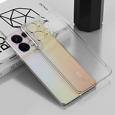 Ultra-thin Transparent TPU Soft Case Cover H04 for Oppo Reno9 Pro 5G Clear