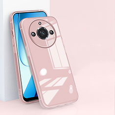 Ultra-thin Transparent TPU Soft Case Cover H04 for Realme Narzo 60 Pro 5G Pink