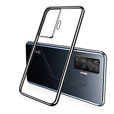 Ultra-thin Transparent TPU Soft Case Cover H04 for Vivo X50 Pro 5G Black
