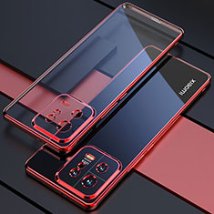 Ultra-thin Transparent TPU Soft Case Cover H04 for Xiaomi Mi 13 Pro 5G Red