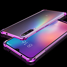 Ultra-thin Transparent TPU Soft Case Cover H04 for Xiaomi Mi 9 Pro 5G Purple