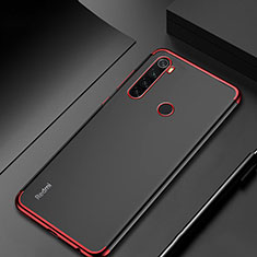 Ultra-thin Transparent TPU Soft Case Cover H04 for Xiaomi Redmi Note 8 (2021) Red