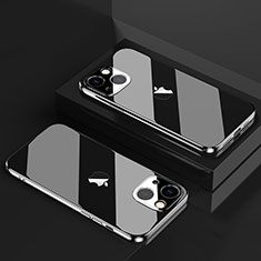 Ultra-thin Transparent TPU Soft Case Cover H05 for Apple iPhone 13 Mini Black