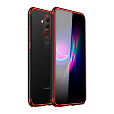 Ultra-thin Transparent TPU Soft Case Cover H05 for Huawei Mate 20 Lite Red