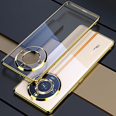 Ultra-thin Transparent TPU Soft Case Cover H05 for Realme 11 Pro 5G Gold