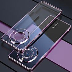 Ultra-thin Transparent TPU Soft Case Cover H05 for Realme 11 Pro 5G Purple