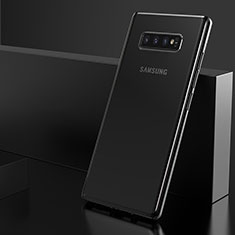 Ultra-thin Transparent TPU Soft Case Cover H05 for Samsung Galaxy S10 Plus Black