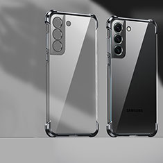 Ultra-thin Transparent TPU Soft Case Cover H05 for Samsung Galaxy S21 FE 5G Black