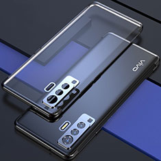 Ultra-thin Transparent TPU Soft Case Cover H05 for Vivo X50 5G Black
