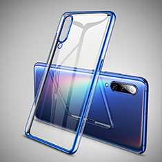 Ultra-thin Transparent TPU Soft Case Cover H05 for Xiaomi Mi 9 Lite Blue