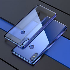 Ultra-thin Transparent TPU Soft Case Cover H05 for Xiaomi Mi Mix 3 Blue