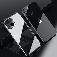 Ultra-thin Transparent TPU Soft Case Cover H06 for Apple iPhone 13 Black
