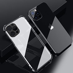 Ultra-thin Transparent TPU Soft Case Cover H06 for Apple iPhone 13 Pro Max Black