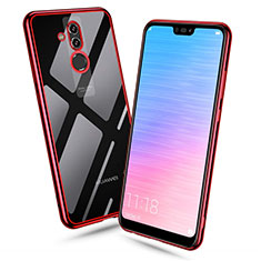 Ultra-thin Transparent TPU Soft Case Cover H06 for Huawei Mate 20 Lite Red