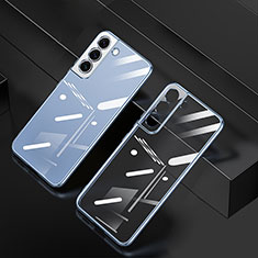 Ultra-thin Transparent TPU Soft Case Cover H06 for Samsung Galaxy S21 5G Blue
