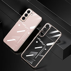 Ultra-thin Transparent TPU Soft Case Cover H06 for Samsung Galaxy S21 Plus 5G Rose Gold
