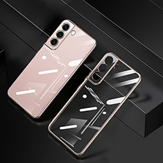 Ultra-thin Transparent TPU Soft Case Cover H06 for Samsung Galaxy S23 Plus 5G Rose Gold