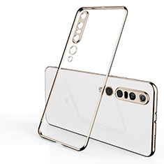 Ultra-thin Transparent TPU Soft Case Cover H06 for Xiaomi Mi 10 Gold