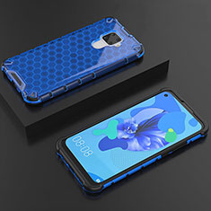 Ultra-thin Transparent TPU Soft Case Cover H08 for Huawei Nova 5z Blue