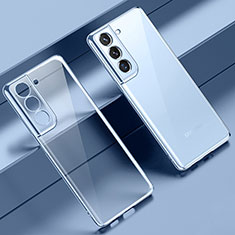 Ultra-thin Transparent TPU Soft Case Cover H08 for Samsung Galaxy S21 5G Sky Blue