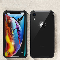 Ultra-thin Transparent TPU Soft Case Cover HC08 for Apple iPhone XR Black