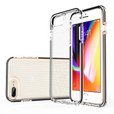 Ultra-thin Transparent TPU Soft Case Cover HT01 for Apple iPhone 8 Plus Black