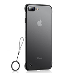 Ultra-thin Transparent TPU Soft Case Cover HT02 for Apple iPhone 7 Plus Black