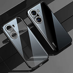 Ultra-thin Transparent TPU Soft Case Cover LD1 for Huawei Honor 60 Pro 5G Black