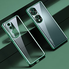 Ultra-thin Transparent TPU Soft Case Cover LD1 for Huawei Honor 70 Pro 5G Green