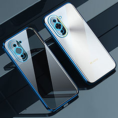 Ultra-thin Transparent TPU Soft Case Cover LD1 for Huawei Nova 10 Blue
