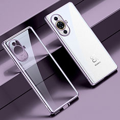 Ultra-thin Transparent TPU Soft Case Cover LD1 for Huawei Nova 11 Pro Purple