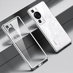 Ultra-thin Transparent TPU Soft Case Cover LD1 for Huawei P60 Silver