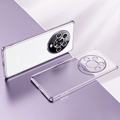 Ultra-thin Transparent TPU Soft Case Cover LD2 for Huawei Honor Magic4 5G Purple