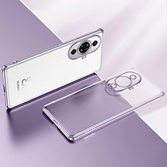 Ultra-thin Transparent TPU Soft Case Cover LD2 for Huawei Nova 11 Pro Purple