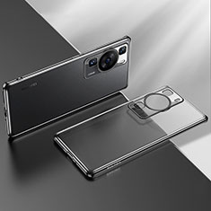 Ultra-thin Transparent TPU Soft Case Cover LD2 for Huawei P60 Black