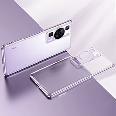 Ultra-thin Transparent TPU Soft Case Cover LD2 for Huawei P60 Pro Purple