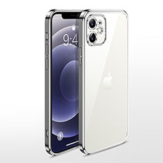 Ultra-thin Transparent TPU Soft Case Cover N04 for Apple iPhone 12 Mini Silver