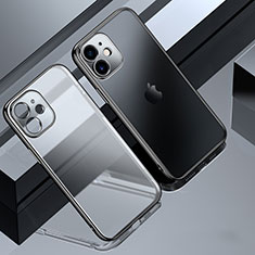 Ultra-thin Transparent TPU Soft Case Cover S01 for Apple iPhone 12 Mini Black