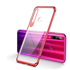 Ultra-thin Transparent TPU Soft Case Cover S01 for Huawei Honor 20 Lite Red