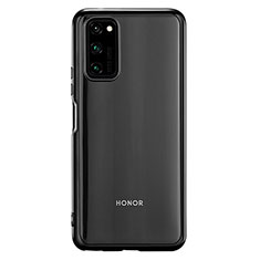 Ultra-thin Transparent TPU Soft Case Cover S01 for Huawei Honor V30 5G Black