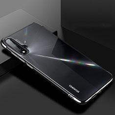 Ultra-thin Transparent TPU Soft Case Cover S01 for Huawei Nova 5 Pro Black