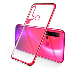 Ultra-thin Transparent TPU Soft Case Cover S01 for Huawei Nova 5i Red