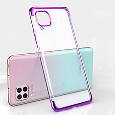Ultra-thin Transparent TPU Soft Case Cover S01 for Huawei Nova 7i Purple