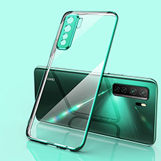 Ultra-thin Transparent TPU Soft Case Cover S01 for Huawei P40 Lite 5G Green
