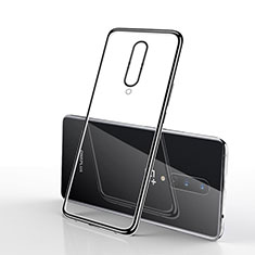 Ultra-thin Transparent TPU Soft Case Cover S01 for OnePlus 8 Black