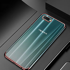 Ultra-thin Transparent TPU Soft Case Cover S01 for Oppo RX17 Neo Rose Gold