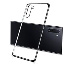 Ultra-thin Transparent TPU Soft Case Cover S01 for Samsung Galaxy Note 10 5G Black