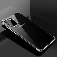 Ultra-thin Transparent TPU Soft Case Cover S01 for Samsung Galaxy S20 Silver